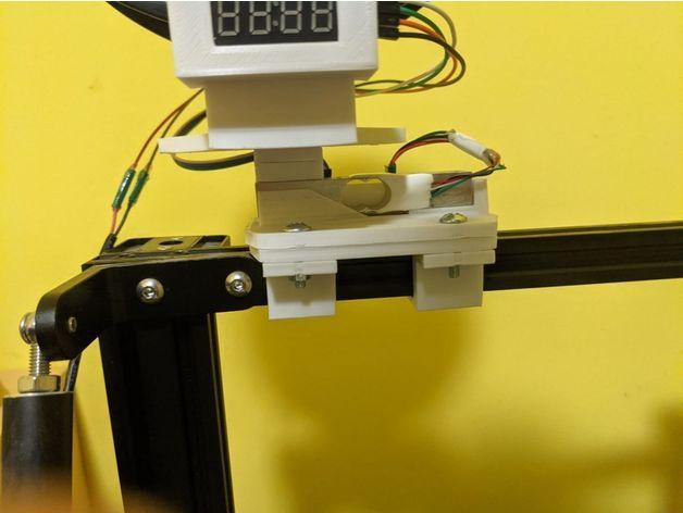 Arduino based spool holder with weight sensor free 3D print model 3d model