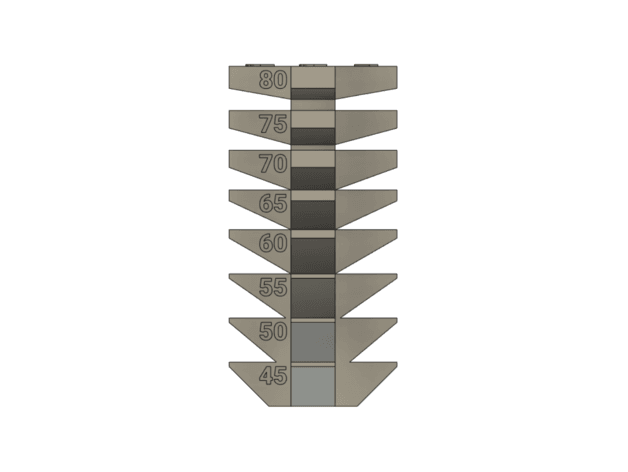 K3D Overhang test 3d model