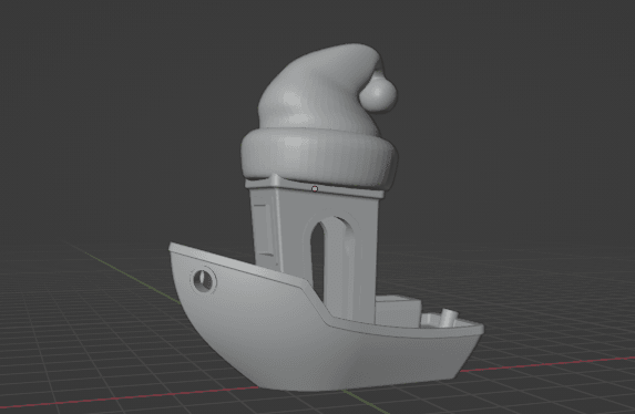 christmas benchy 3d model