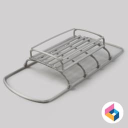 Roof carrier for VW T1 camper 3d model