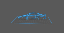 Lotus - Evora Wall Art 3d model