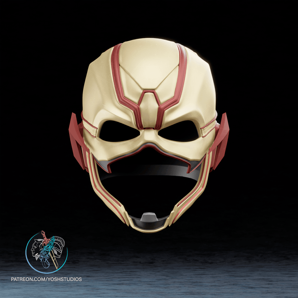 Injustice 2 Evil Speedster Helmet 3D Printer STL File 3d model
