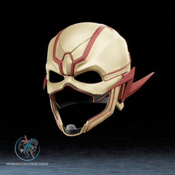 Injustice 2 Evil Speedster Helmet 3D Printer STL File 3d model