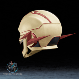 Injustice 2 Evil Speedster Helmet 3D Printer STL File 3d model