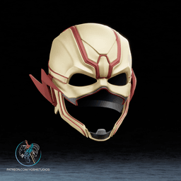 Injustice 2 Evil Speedster Helmet 3D Printer STL File 3d model