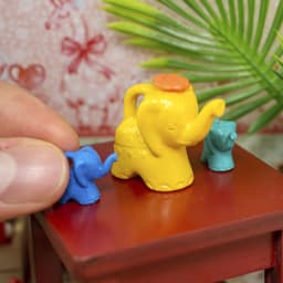 Elephant Watering Can — Vintage Plastic Toy 3d model