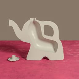 Elephant Watering Can — Vintage Plastic Toy 3d model
