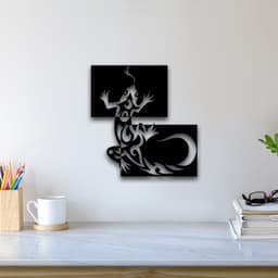 Chameleon Wall Art 3d model