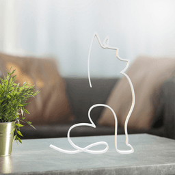 Dog Line Art, Modern, Minimalist 3d model