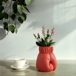 Boxing Glove Vase for Original Decor 3d model