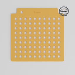 Stopwatch Sprinkle Stencil, 5 Sizes, Chrono Timer Compat with Sugar & Cocoa, Edible Glitter PRODUCT_1415 3d model