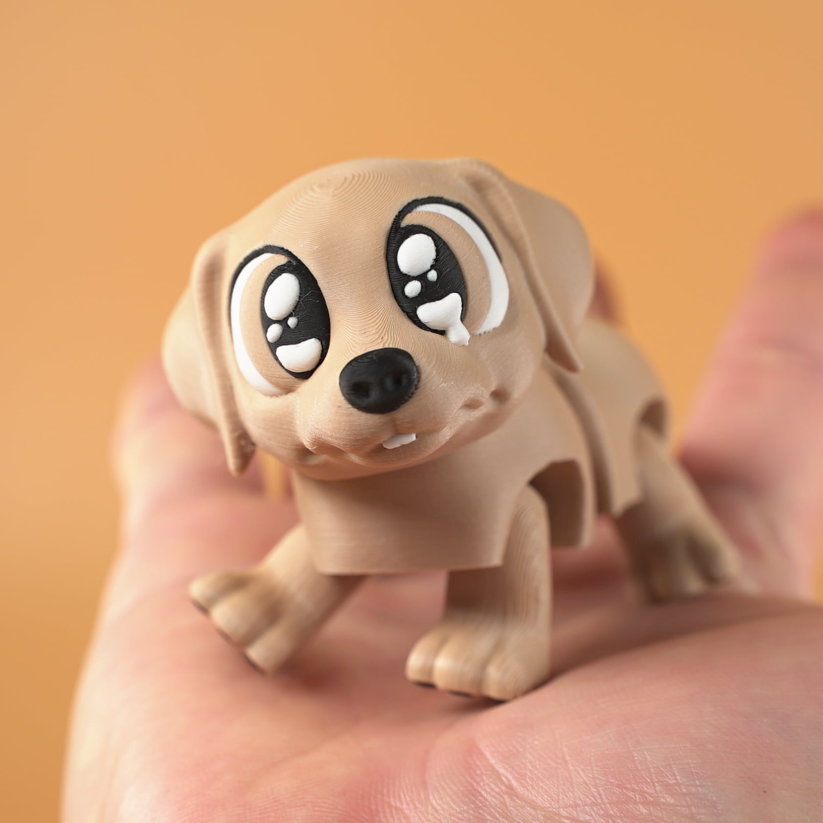Flexi Articulated Lonely Little Labrador 3d model