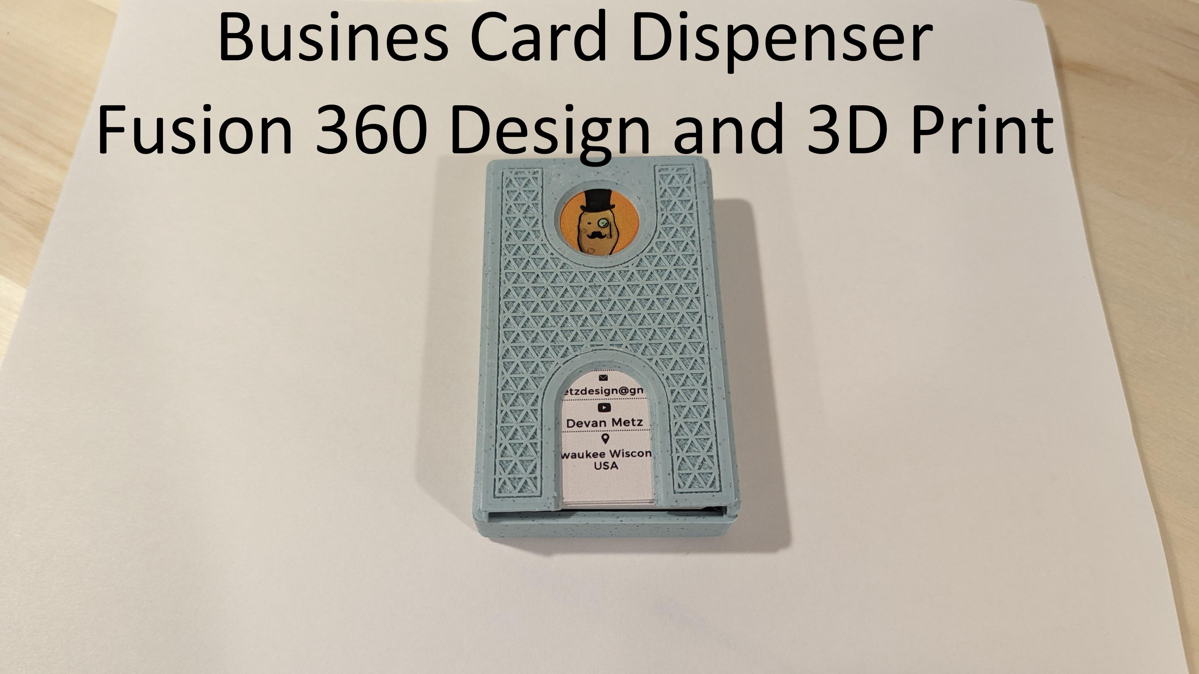 Business Card Dispenser 3d model