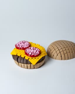 Floppy Burger - Articulated Hamburger 3d model