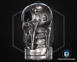 T-800 Skull - 3D Print Files 3d model