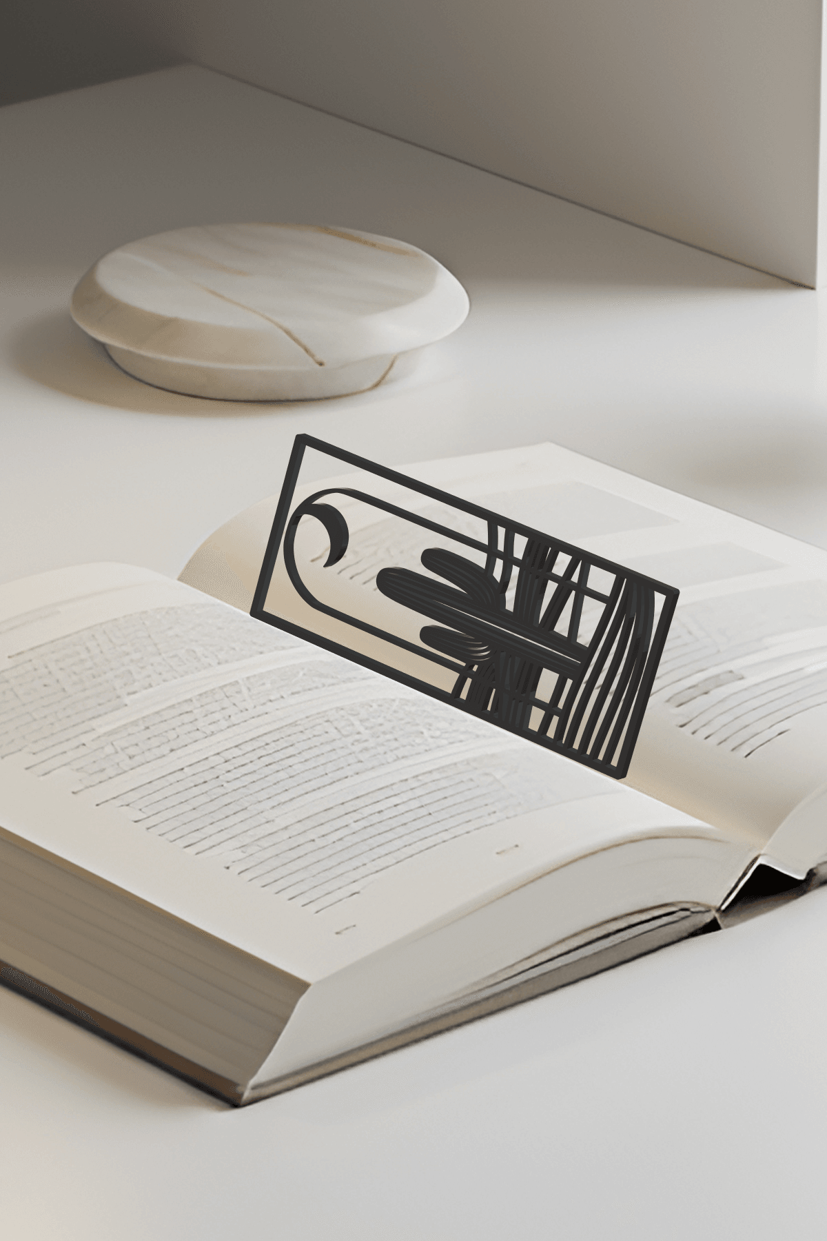 Cactus Bookmark, Gift Idea 3d model