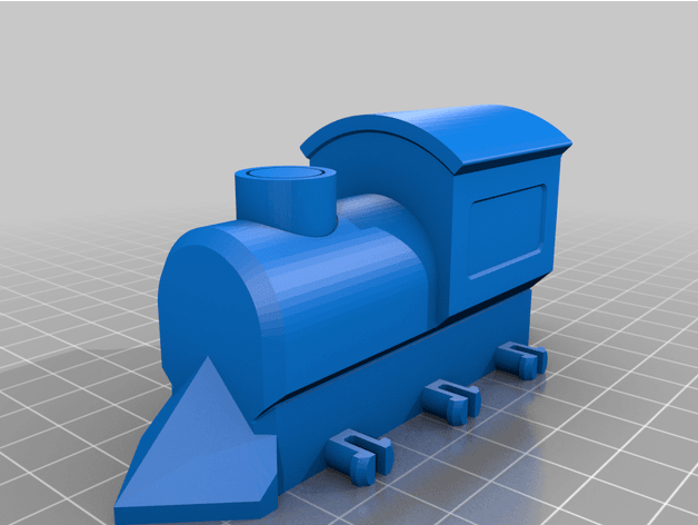 Train - Engine 3d model