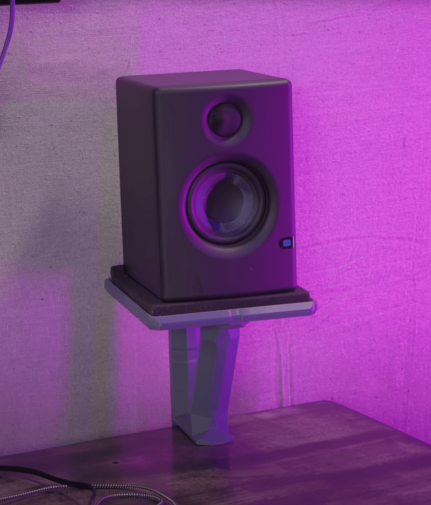 Speaker Stands - Desk Clamp Mounts! 3d model