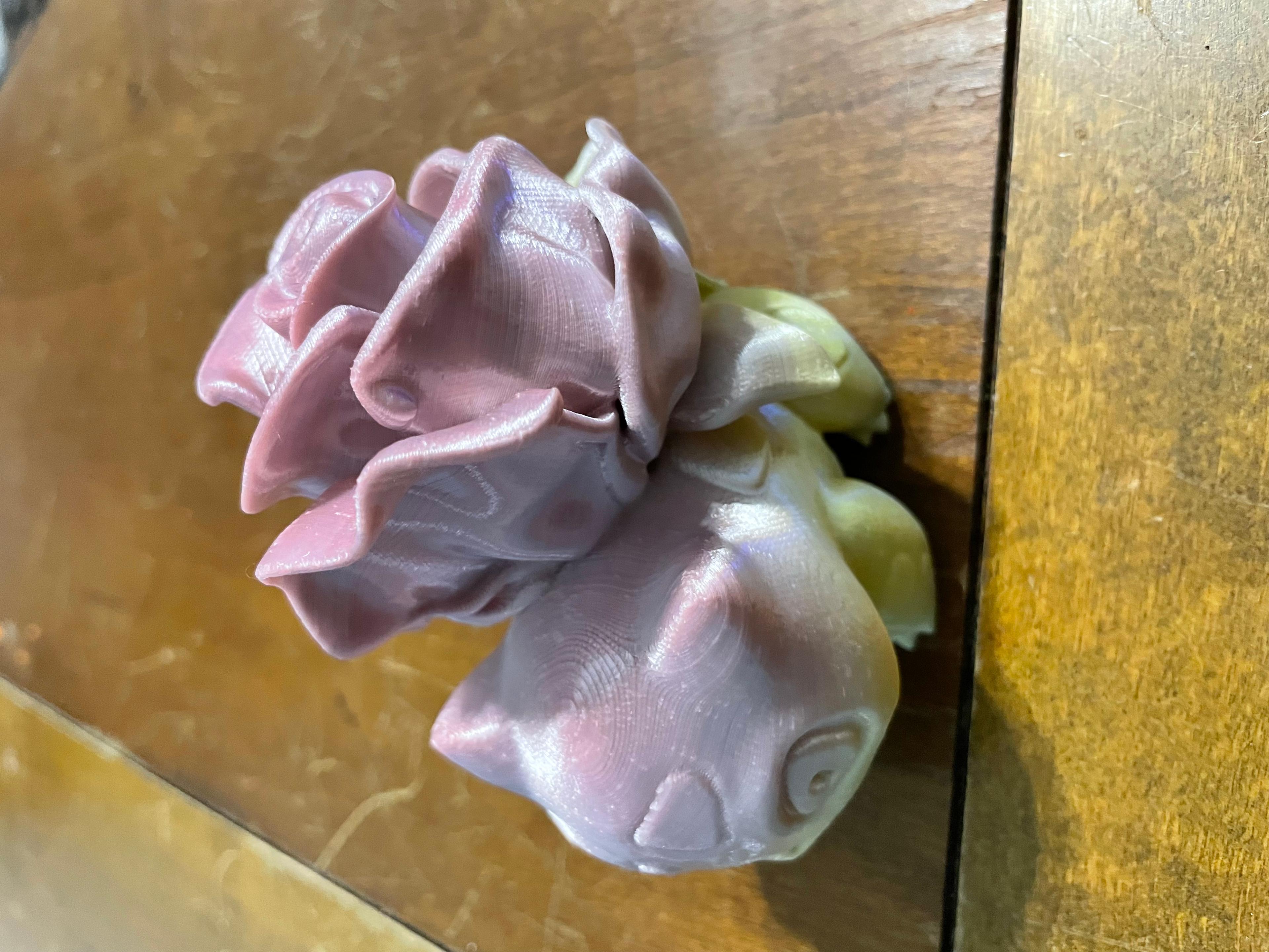 Rose Bulbasaur - Printed this for my daughter. Turned out awesome!!!! - 3d model
