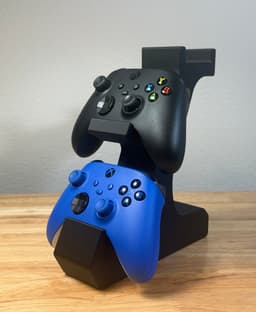 Dual Xbox Controller and Headset Holder 3d model