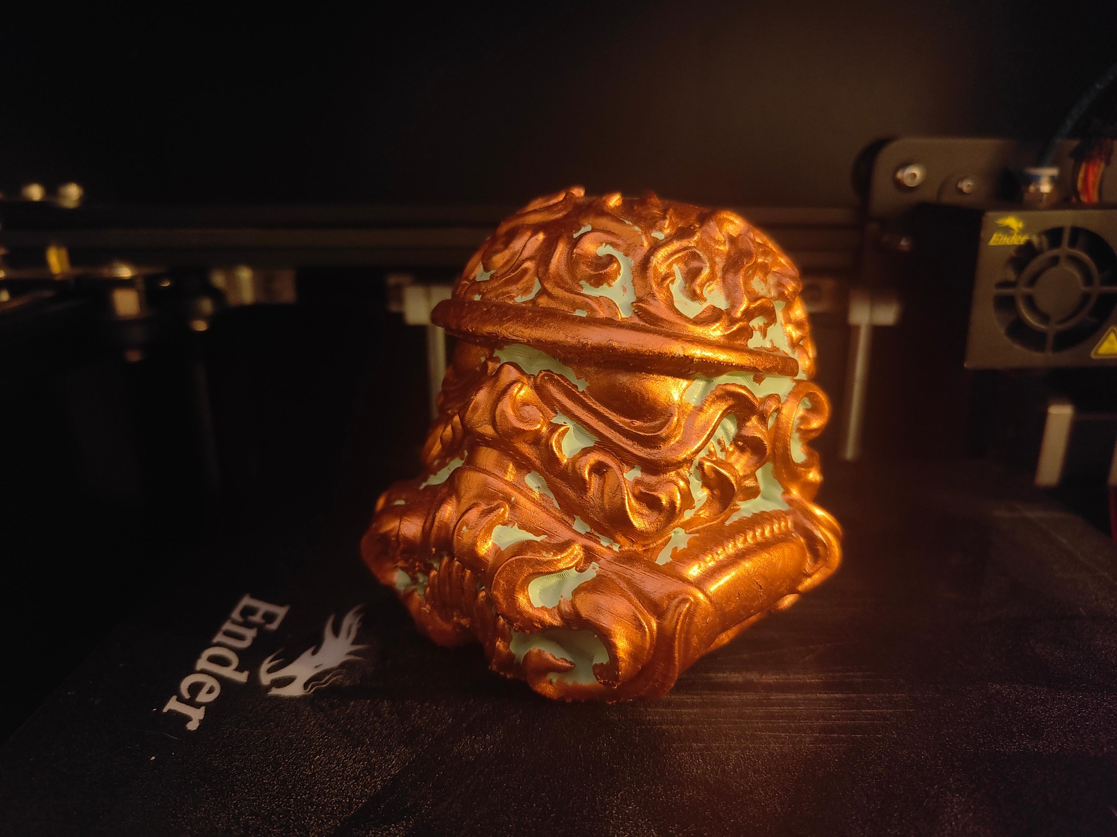 Stromtrooper Ornate Scroll work - Star Wars - Fanart model 3d model