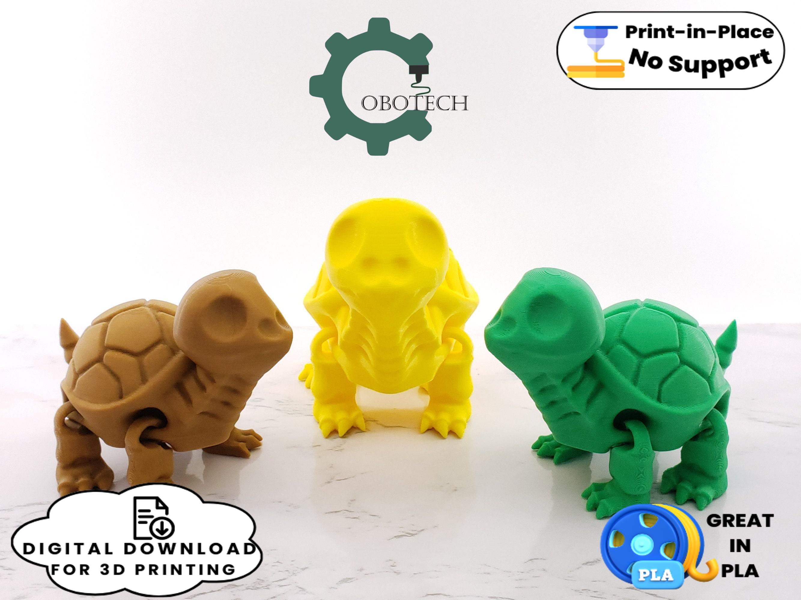 Cobotech Articulated Turtle Skeleton 3d model