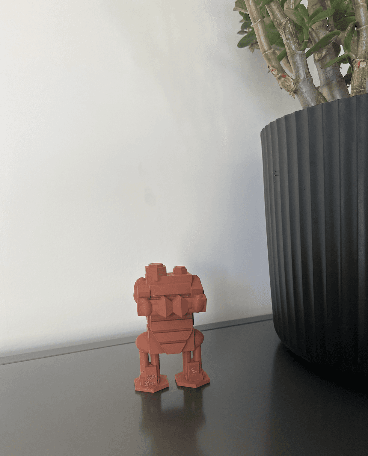 FHW: Worker Bot 28mm public BoD - Printed at 300% on the Bambu Lab P1P with Copper-filled Metal Composite HTPLA by Protopasta. Working on the patina now ;) - 3d model