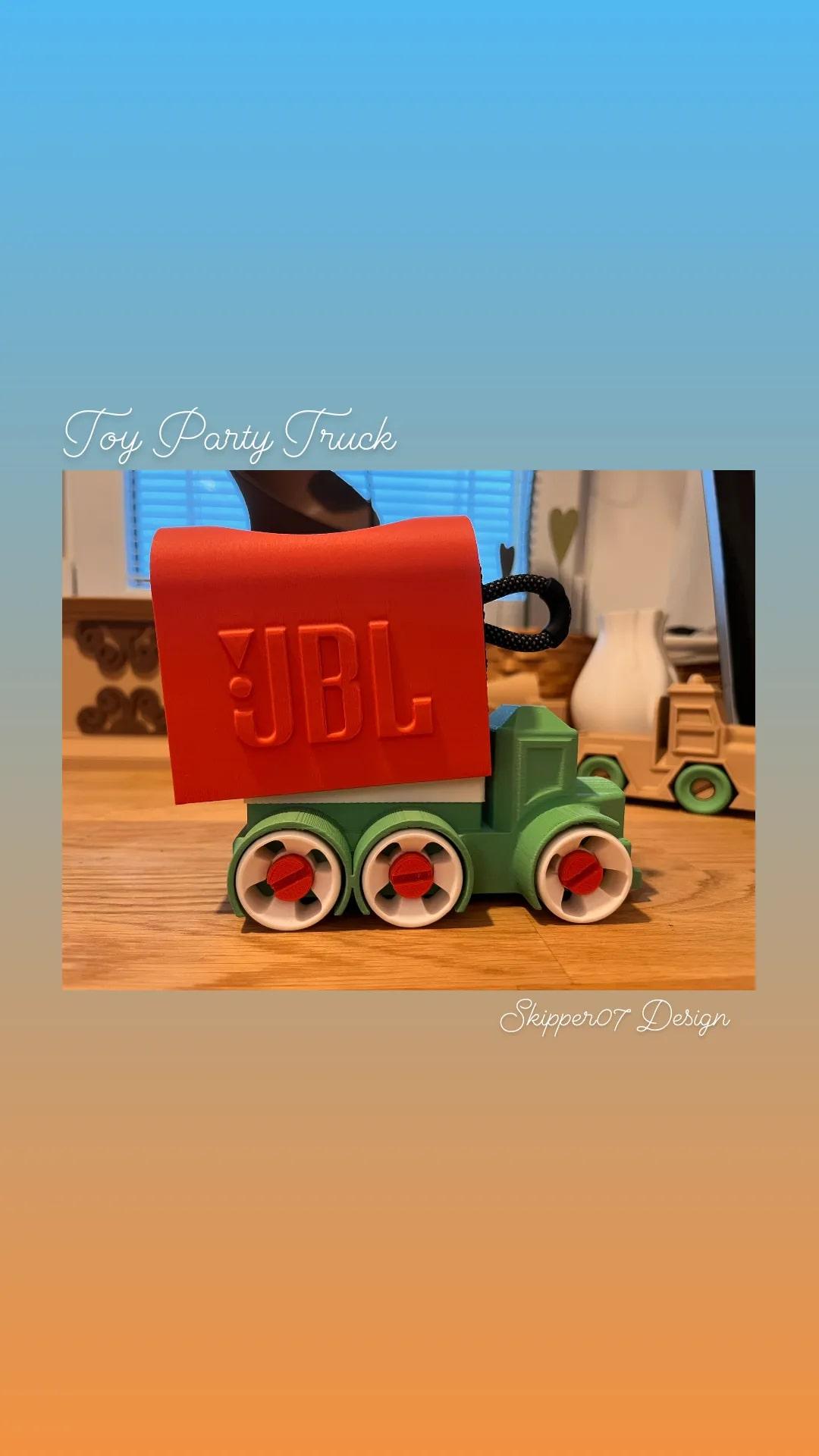 PARTY TRUCK TOY JBL GO3 3d model