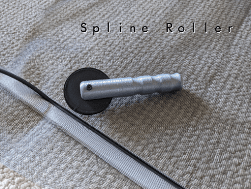 Flyscreen Spline Roller 3d model