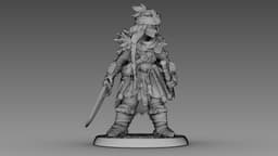 Woven Warrior 3d model