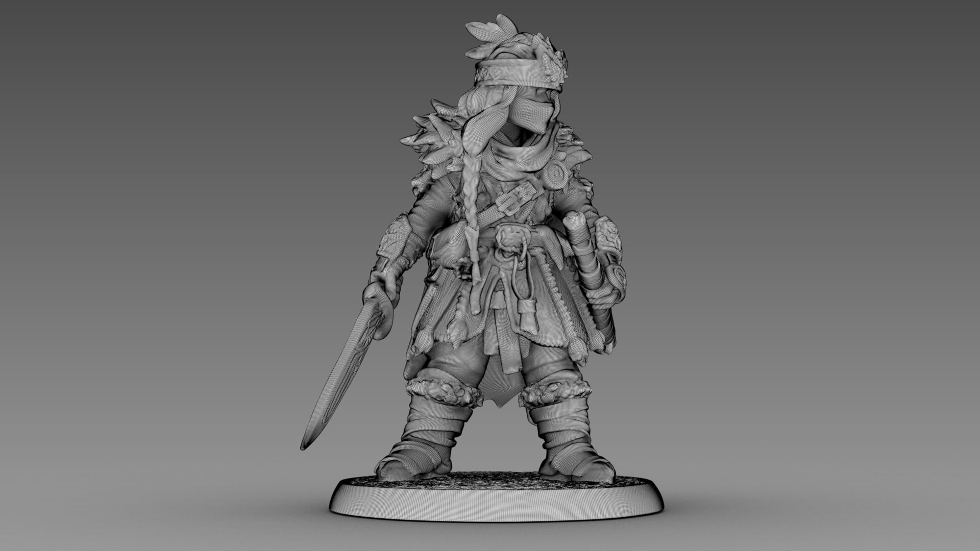 Woven Warrior 3d model