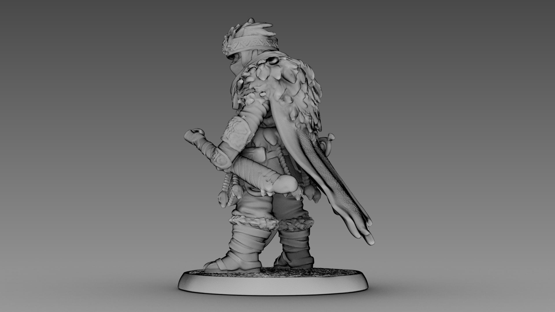 Woven Warrior 3d model