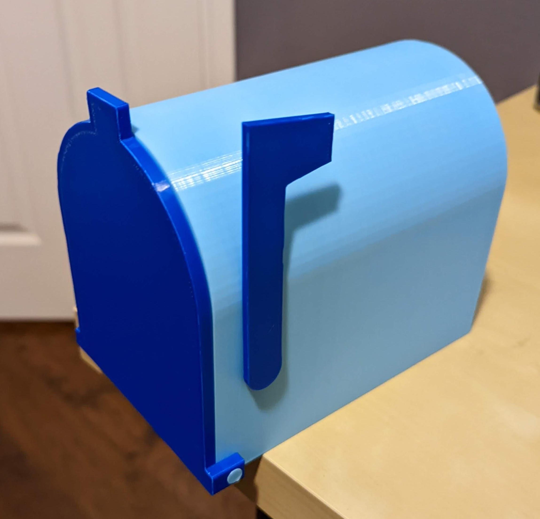 Toy Mailbox with automatic flag 3d model