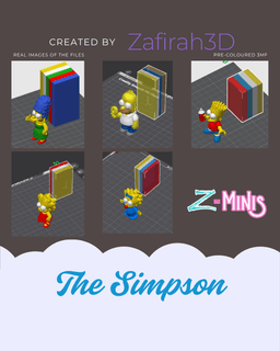 Z-MINIS THE SIMPSON FAMILY 3d model