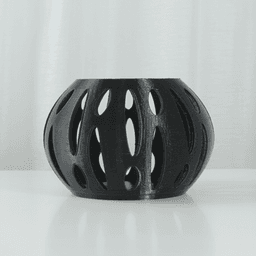 The Sylvia Planter STL 3D Print File, Home Decor Planter for Plants, Flowers, and Orchid 3d model
