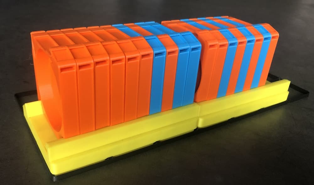 Gridfinity SMD Magazine Base3x2x0 3d model