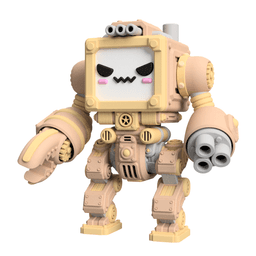 UWU Steam Force Clipper 3D Printable Miniature for Tabletop Wargames 3d model