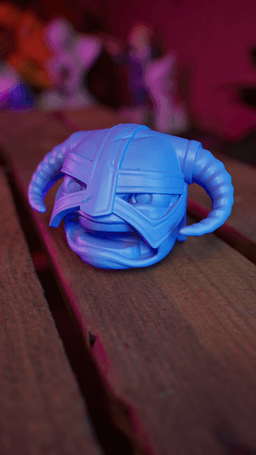 Li'l Skyrim Dragonborn - #MASKtober - RPG Videogame Fanart Collectible 3d model