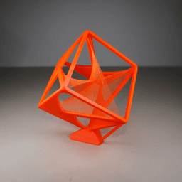 String Cube Art - Display size (large) 3d model