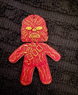 Chewy in Santa Velvet Red 3d model
