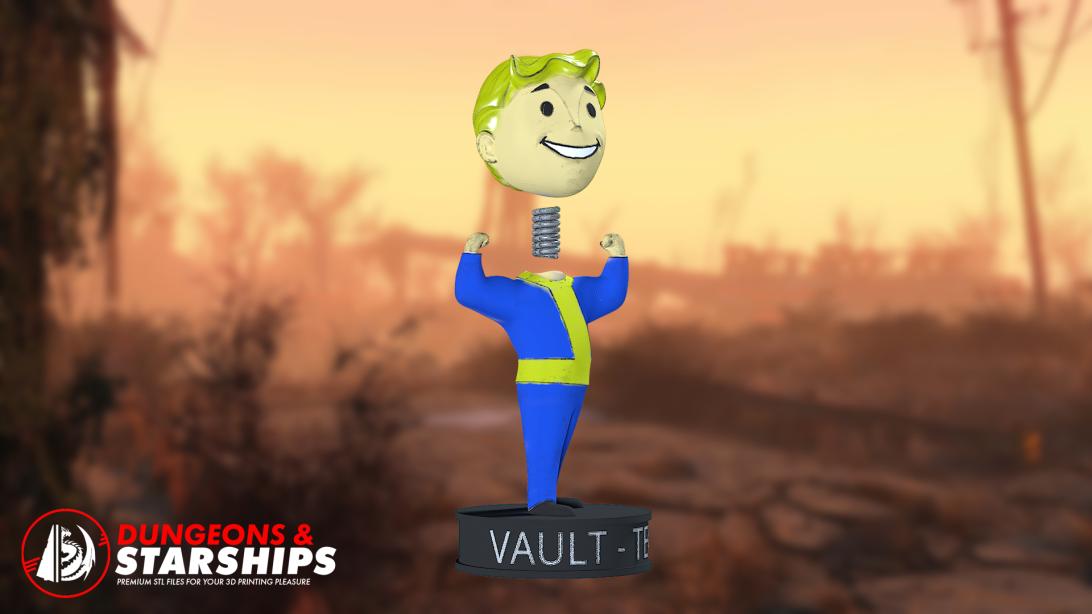 Vault Boy S.P.E.C.I.A.L. Bobbleheads - Fallout 3d model