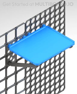 6x6 MU - Simple Bolt-Locked Shelf 3d model