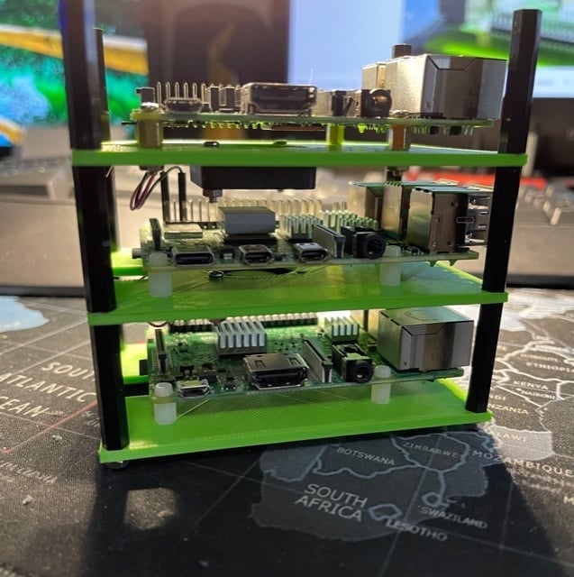 Raspberry Stack 3d model