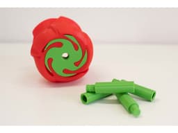 Spiral Vase Rose With modular Stem 3d model
