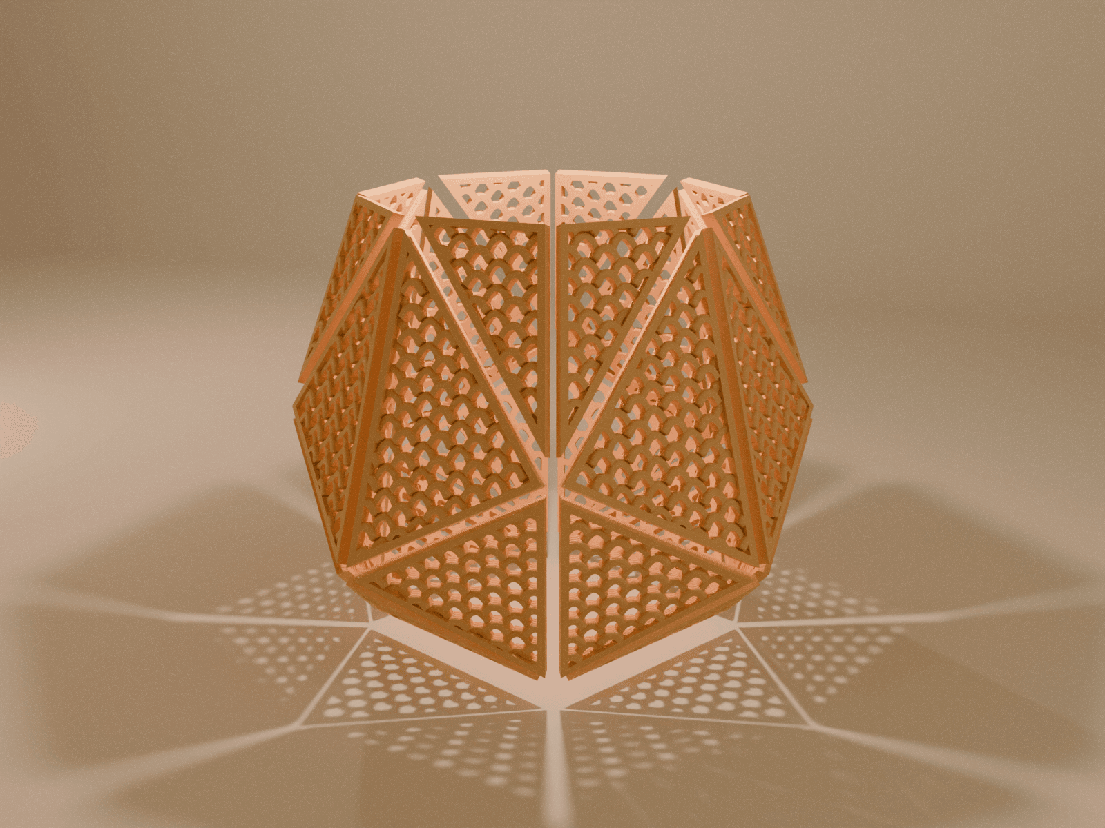 Moduluma - Modular Vase Insert Chains 3d model