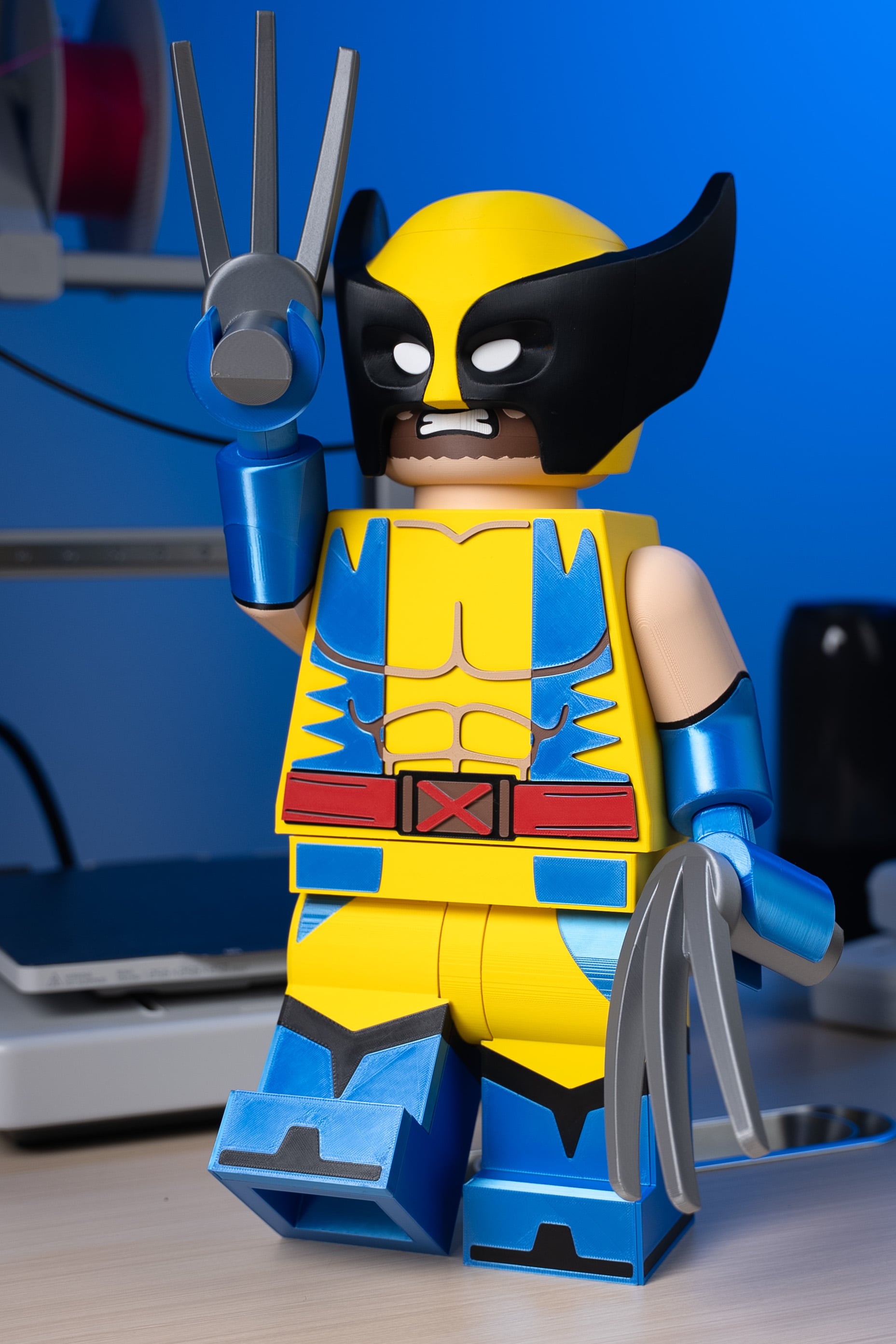 Wolverine Modular Figure 3d model