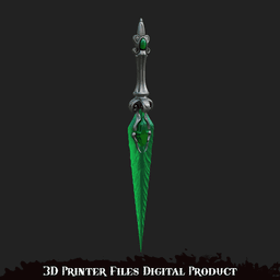 Hela The Grim Lady Cosplay Dagger Marvel Rivals 3d model