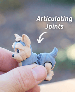 Yorkshire Terrier - Articulated Ludo Dog 3d model