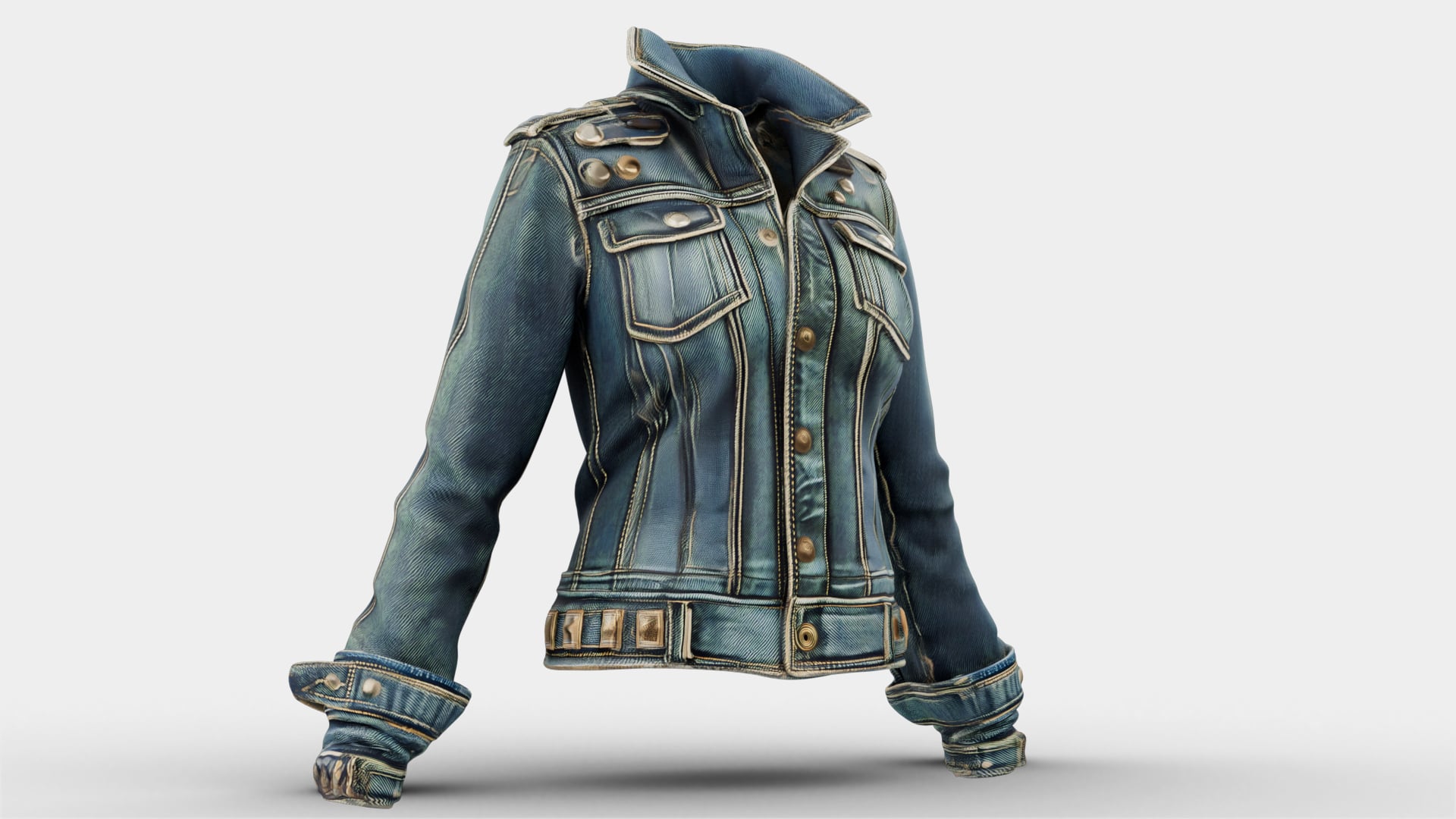 Denim Jacket 3d model