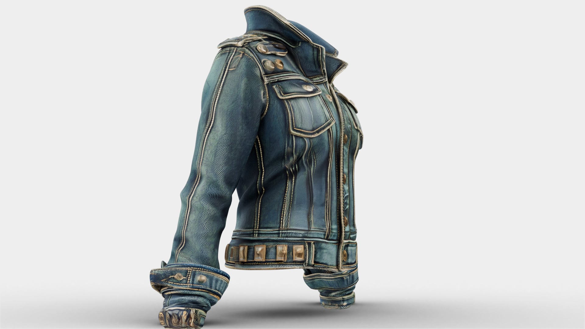 Denim Jacket 3d model